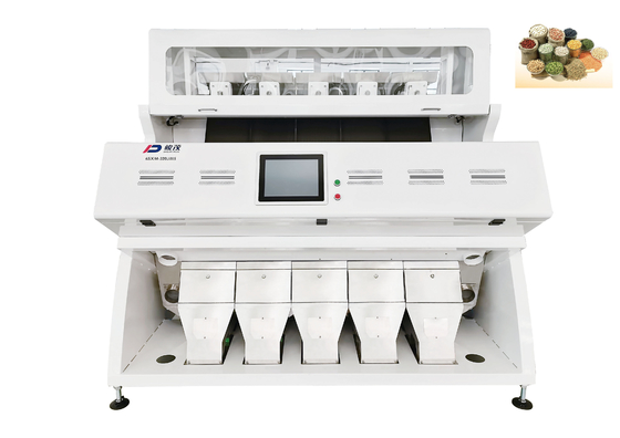 उच्च कुशल बीज रंग सॉर्टर 1 वर्ष के साथ और सॉर्टिंग क्षमता 1.5 - 5 T/H