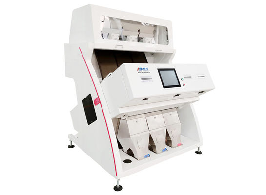 इंटेलिजेंट 1 - 2t/H क्षमता ग्रेन कलर सॉर्टिंग मशीन 3 च्यूट 192 चैनल