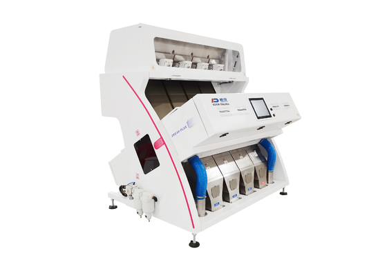 220V 50HZ 1.8KW ऑप्टिकल ग्रेन कलर सॉर्टर मशीन 3 चुट्स
