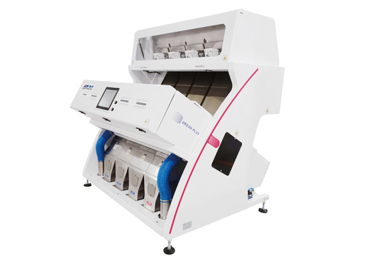 220V 50HZ 1.8KW ऑप्टिकल ग्रेन कलर सॉर्टर मशीन 3 चुट्स