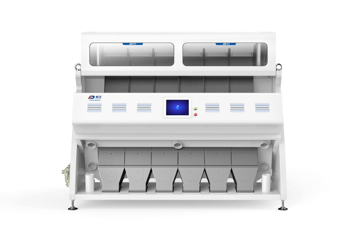 6SXM-384JM6 पूर्ण रंग ऑप्टिकल प्लास्टिक सॉर्टिंग मशीन 0.5 - 0.8Mpa दबाव