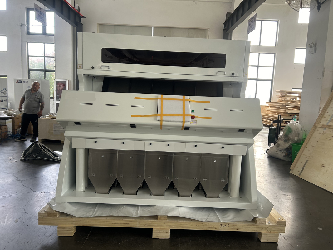 1.5 - 3 T/H नट्स कलर सॉर्टर TOSHIBA कैमरा सेंसर और एलईडी लाइट के साथ