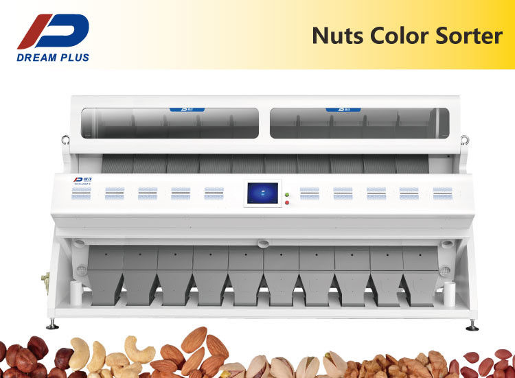 इलेक्ट्रॉनिक बड़े नट रंग सॉर्टर उपकरण AC220V 50Hz बढ़ी हुई थ्रूपुट